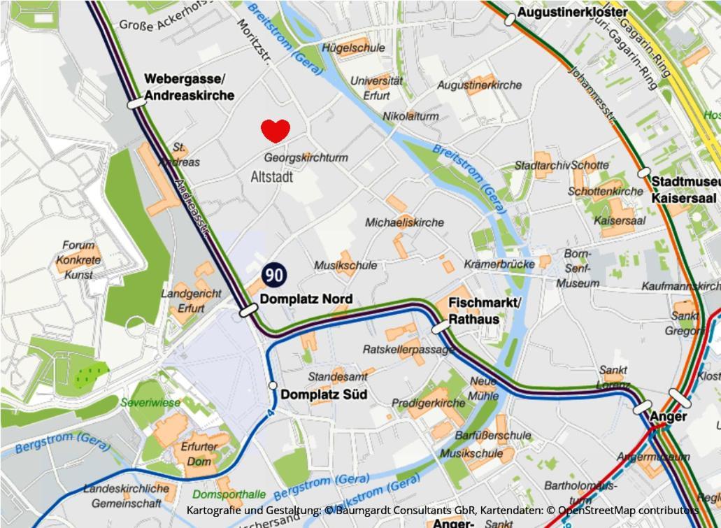 Altstadt Ferienwohnung إرفورت المظهر الخارجي الصورة